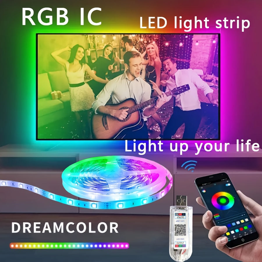 RGB+IC Intelligent Wireless LED Light Bar