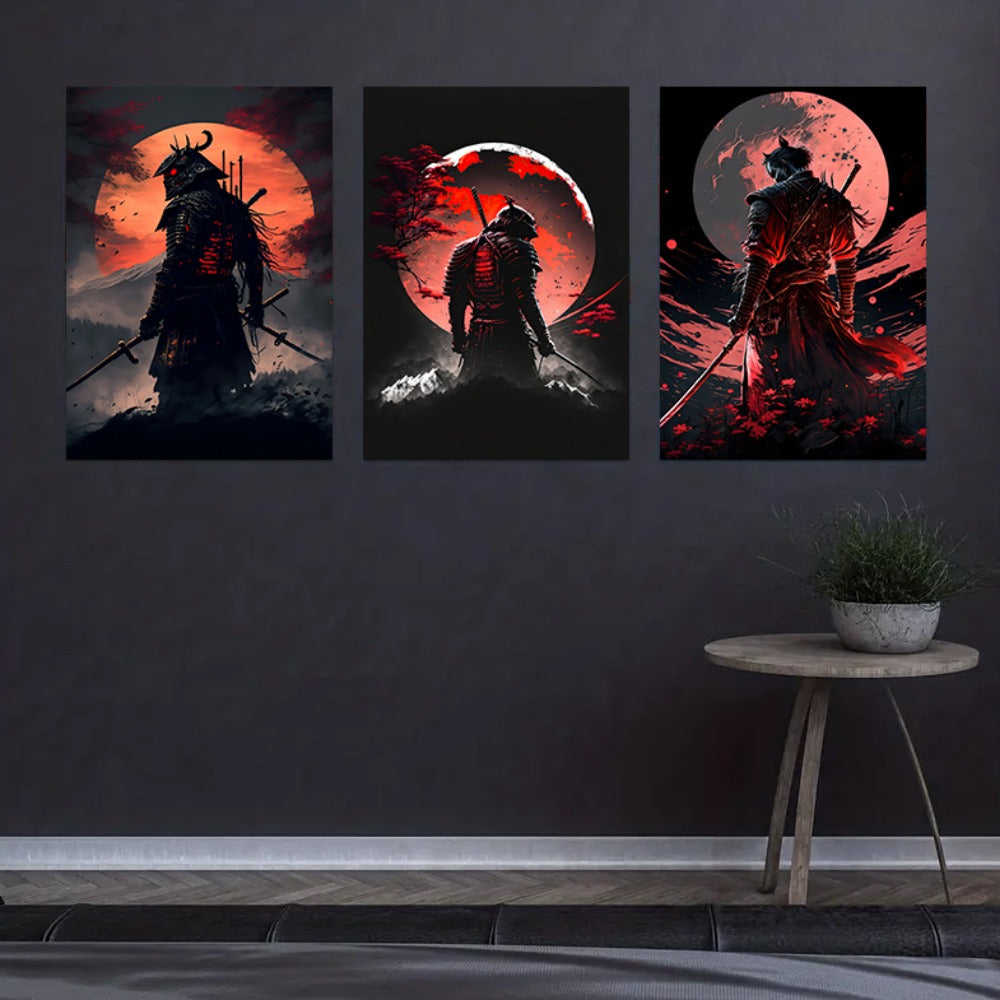 3pcs Japanese Samurai