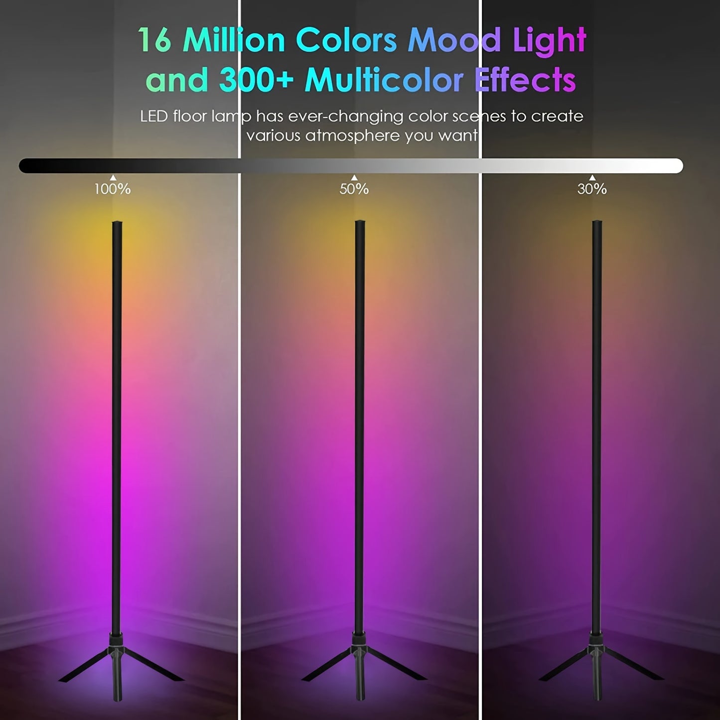 Nimzo RGB Corner Floor Lamp