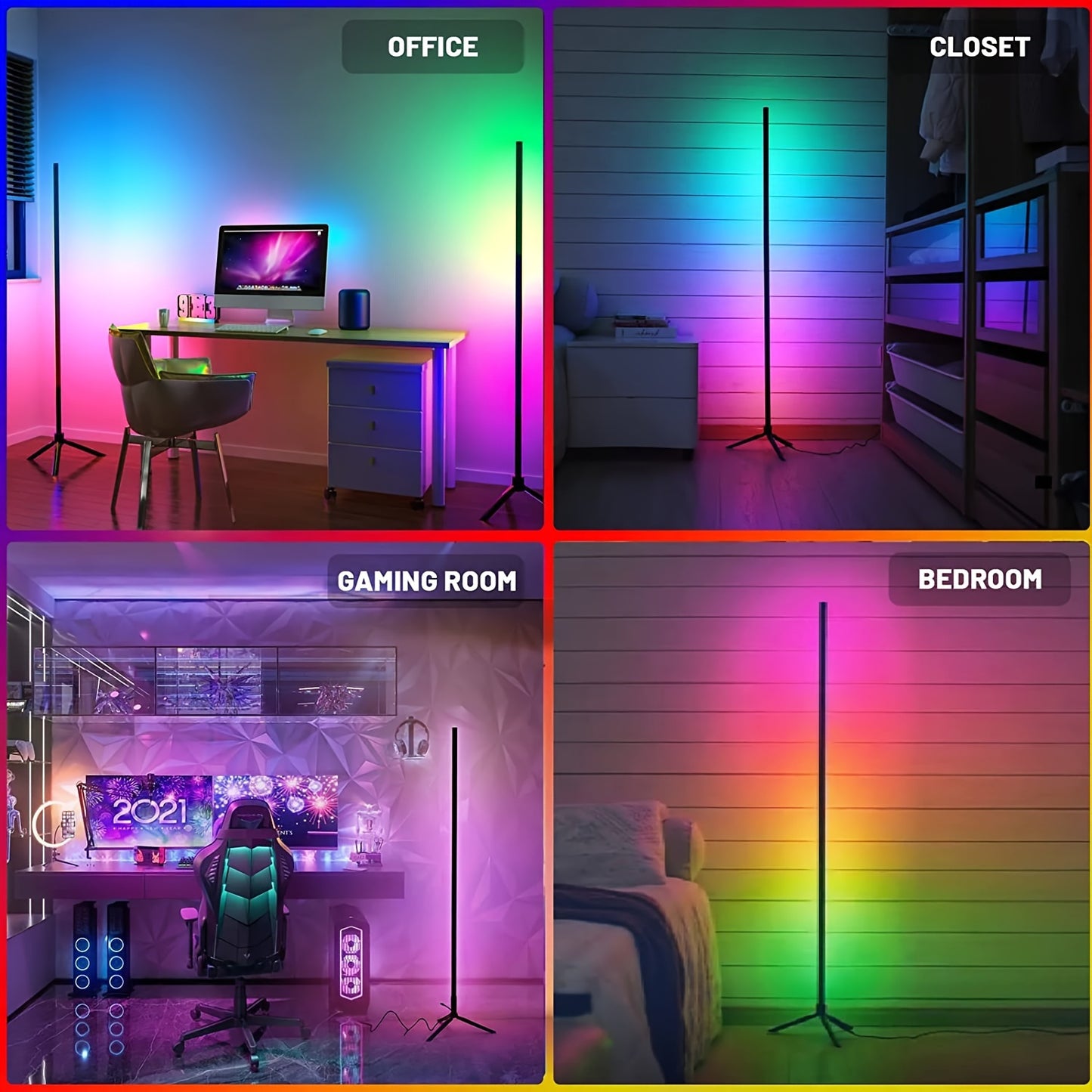 Nimzo RGB Corner Floor Lamp