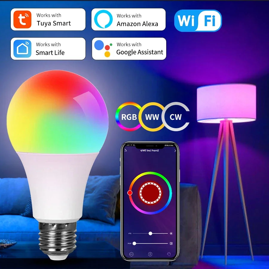 Smart WiFi LED Light Bulbs