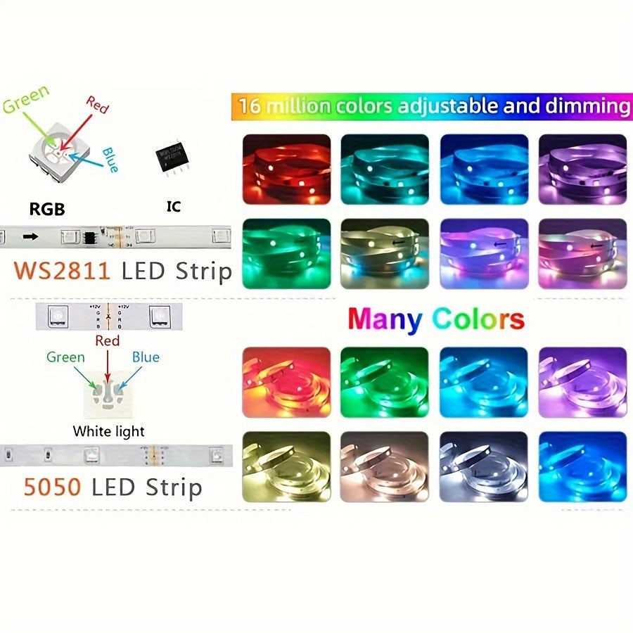 RGB+IC Intelligent Wireless LED Light Bar