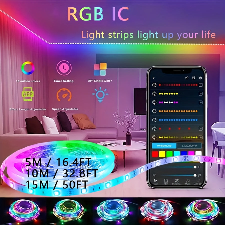 RGB+IC Intelligent Wireless LED Light Bar